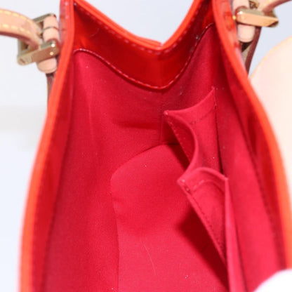 Louis Vuitton Biscayne Bay Handbag Monogram Vernis, RED, PATENT_LEATHER, Handbag