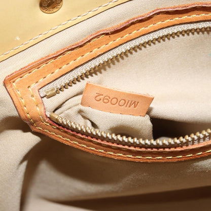 Louis Vuitton Reade Handbag Monogram Vernis, BEIGE, PATENT_LEATHER, Handbag