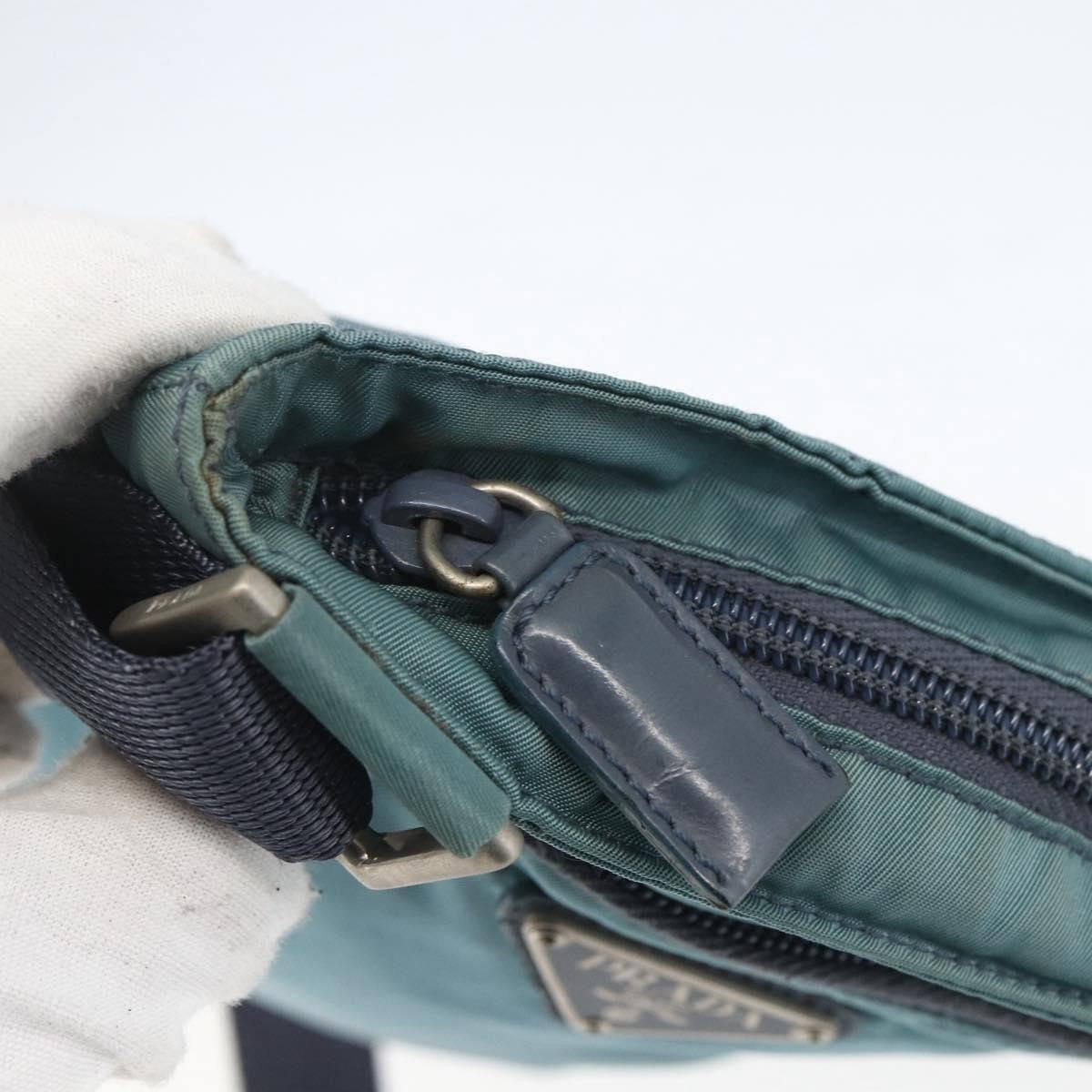 Prada Vintage Shoulder Bag Tessuto, BLUE, NYLON, Shoulder bag