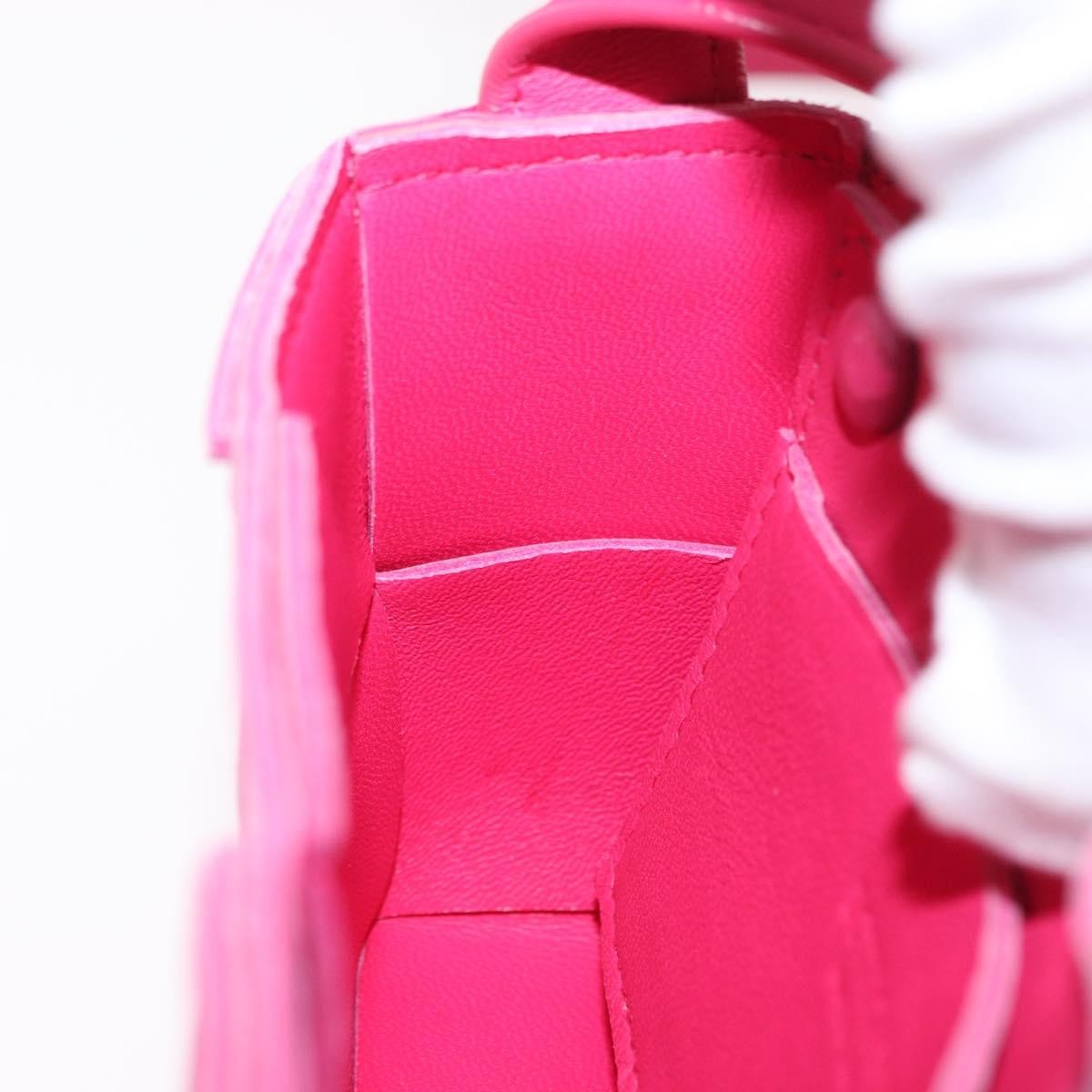 Bottega Veneta Cassette Crossbody Bag Maxi Intrecciato Leather, PINK, LEATHER, Clutche & pouche