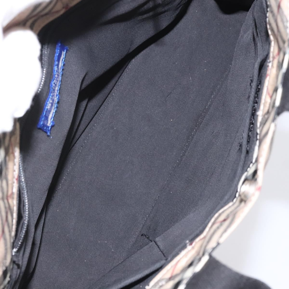 Burberry Blue Label Tote Bag Nylon, SILVER, NYLON, Tote bag