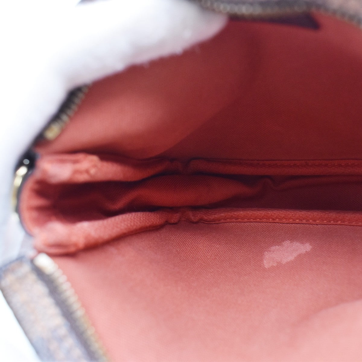 Louis Vuitton Trousse Make Up Bag Damier Canvas, BROWN, CANVAS, Clutche & pouche