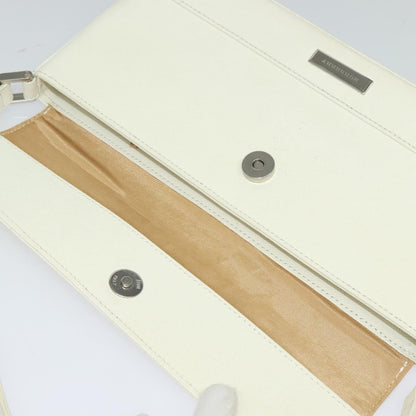 Burberry Flap Shoulder Bag Leather, WHITE, LEATHER, Shoulder bag
