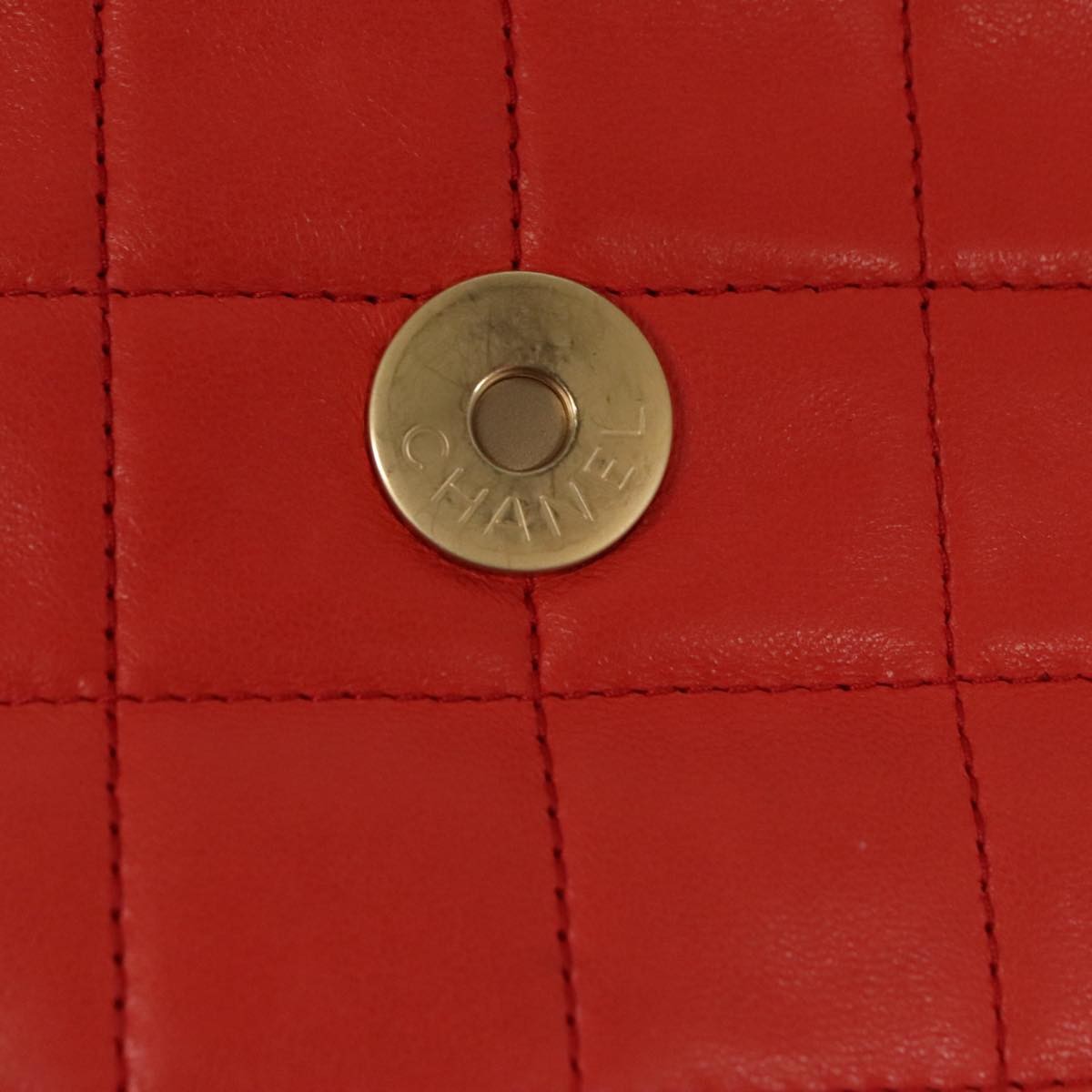 Chanel Vintage Chocolate Bar Double Side Flap Shoulder Bag Quilted Lambskin, PURPLE, LEATHER, Shoulder bag