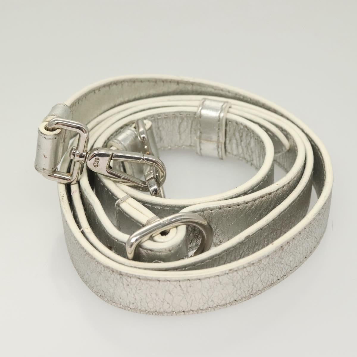 Christian Dior Diorever Bag Leather, SILVER, LEATHER, Bag