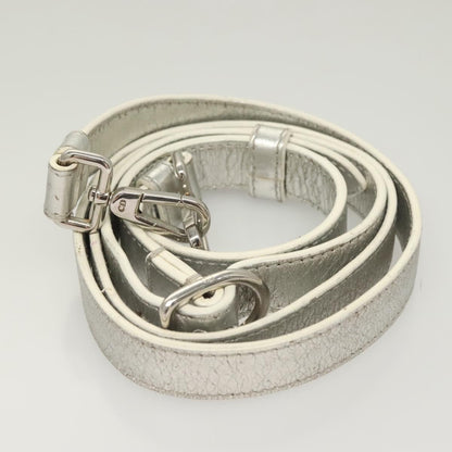 Christian Dior Diorever Bag Leather, SILVER, LEATHER, Bag