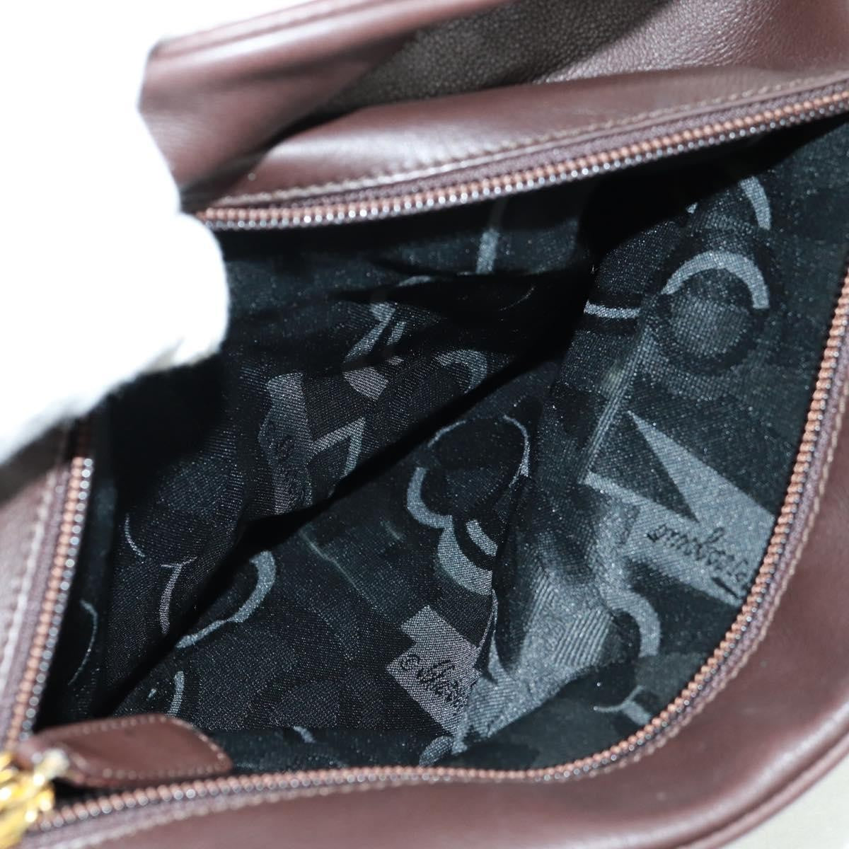 Salvatore Ferragamo Vintage Tote bag Leather, BROWN, LEATHER, Tote bag