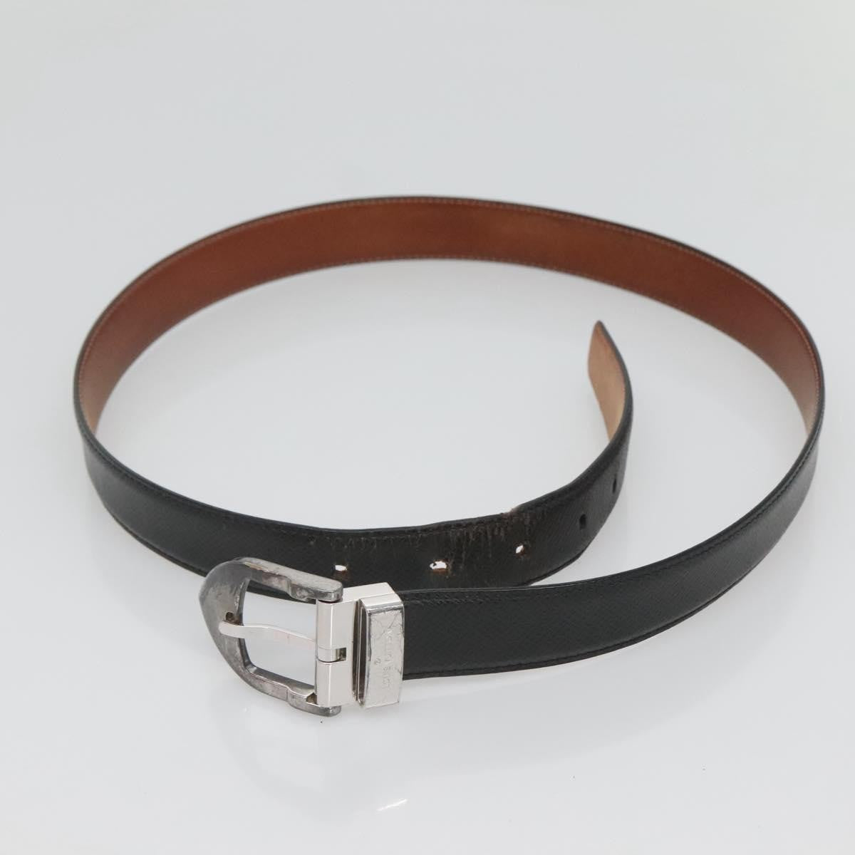 Louis Vuitton Classique Belt Taiga Leather, GRAY, LEATHER, Belts
