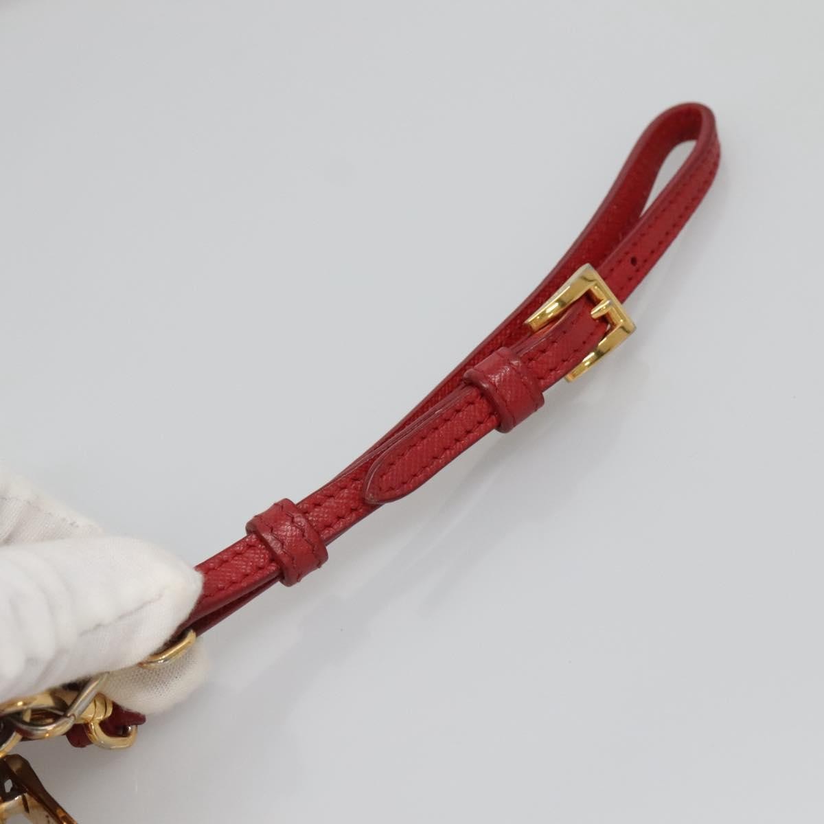 Prada Double Zip Shoulder Bag Nylon, RED, NYLON, Shoulder bag