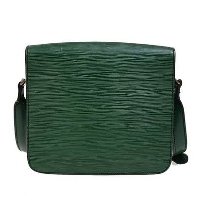 Louis Vuitton Cartouchiere Handbag Epi Leather, GREEN, LEATHER, Handbag