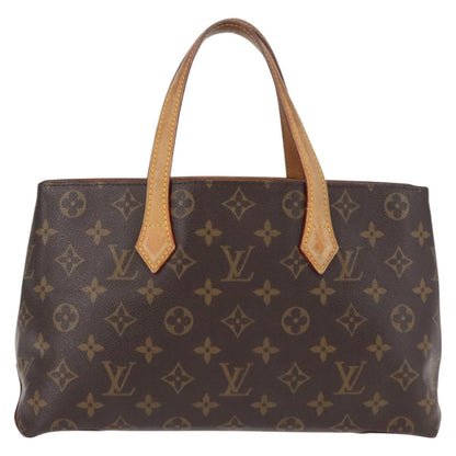 Louis Vuitton Wilshire Handbag Monogram Canvas, BROWN, CANVAS, Handbag