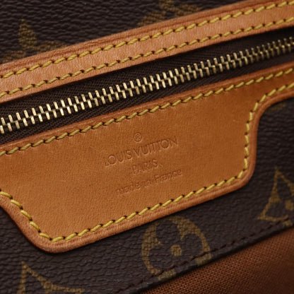 Louis Vuitton Shopping Sac Handbag Monogram Canvas, BROWN, CANVAS, Tote bag