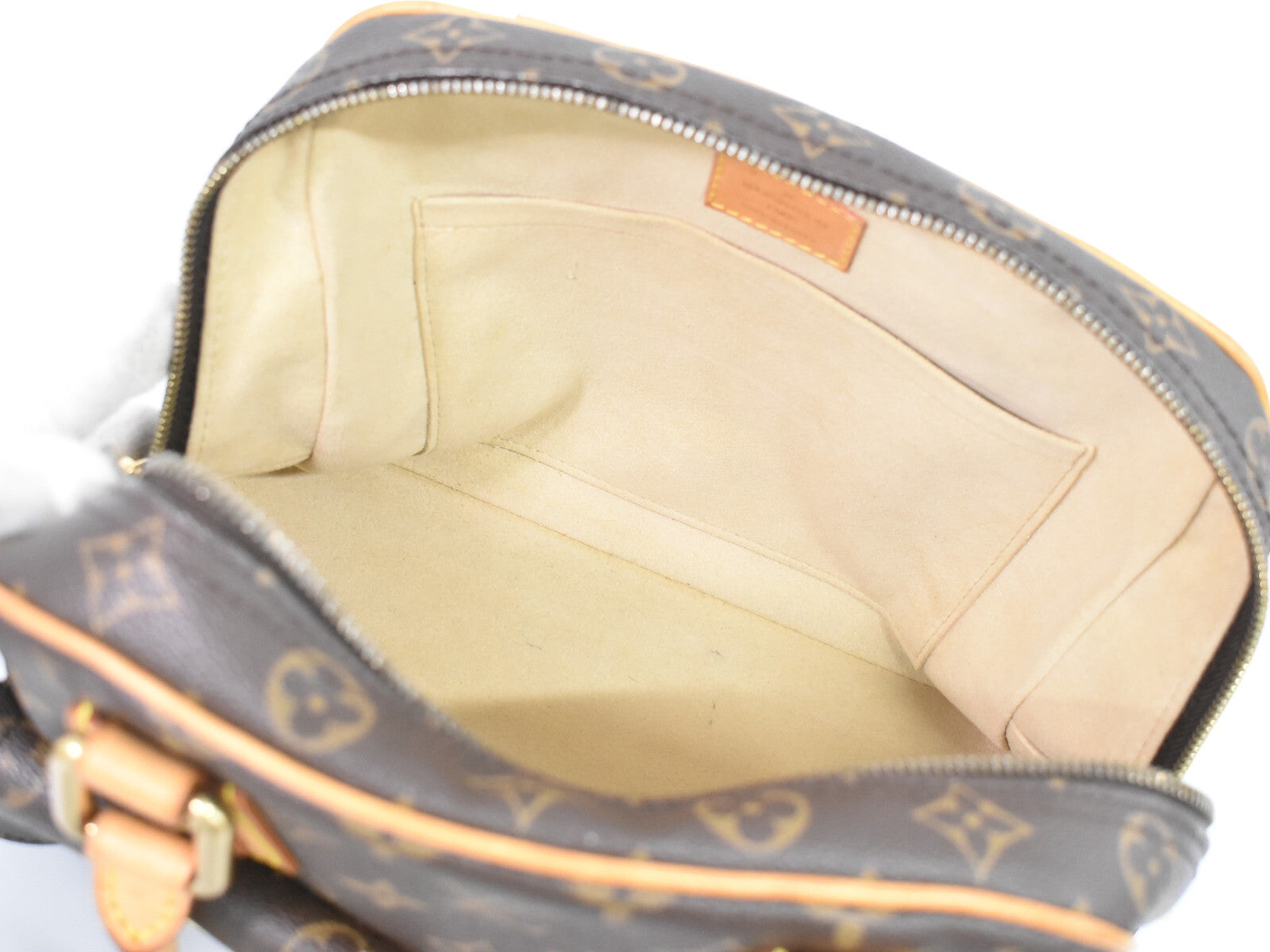 Louis Vuitton Manhattan Handbag Monogram Canvas, BROWN, CANVAS, Handbag