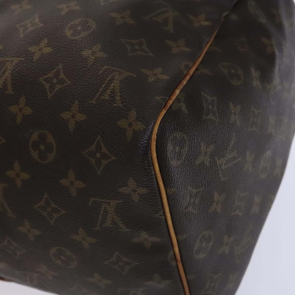 Louis Vuitton Keepall Bag Monogram Canvas, BROWN, CANVAS, Travel bag