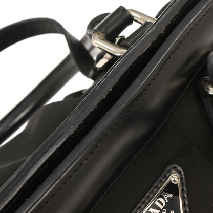 Prada Vintage Shoulder Bag Tessuto, BLACK, NYLON, Shoulder bag