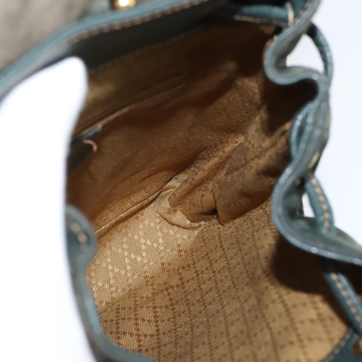 Gucci Vintage Bamboo Backpack Suede, KHAKI, SUEDE, Backpack