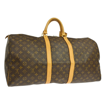 Louis Vuitton Keepall Bag Monogram Canvas, Brown, Canvas, Travel Bag