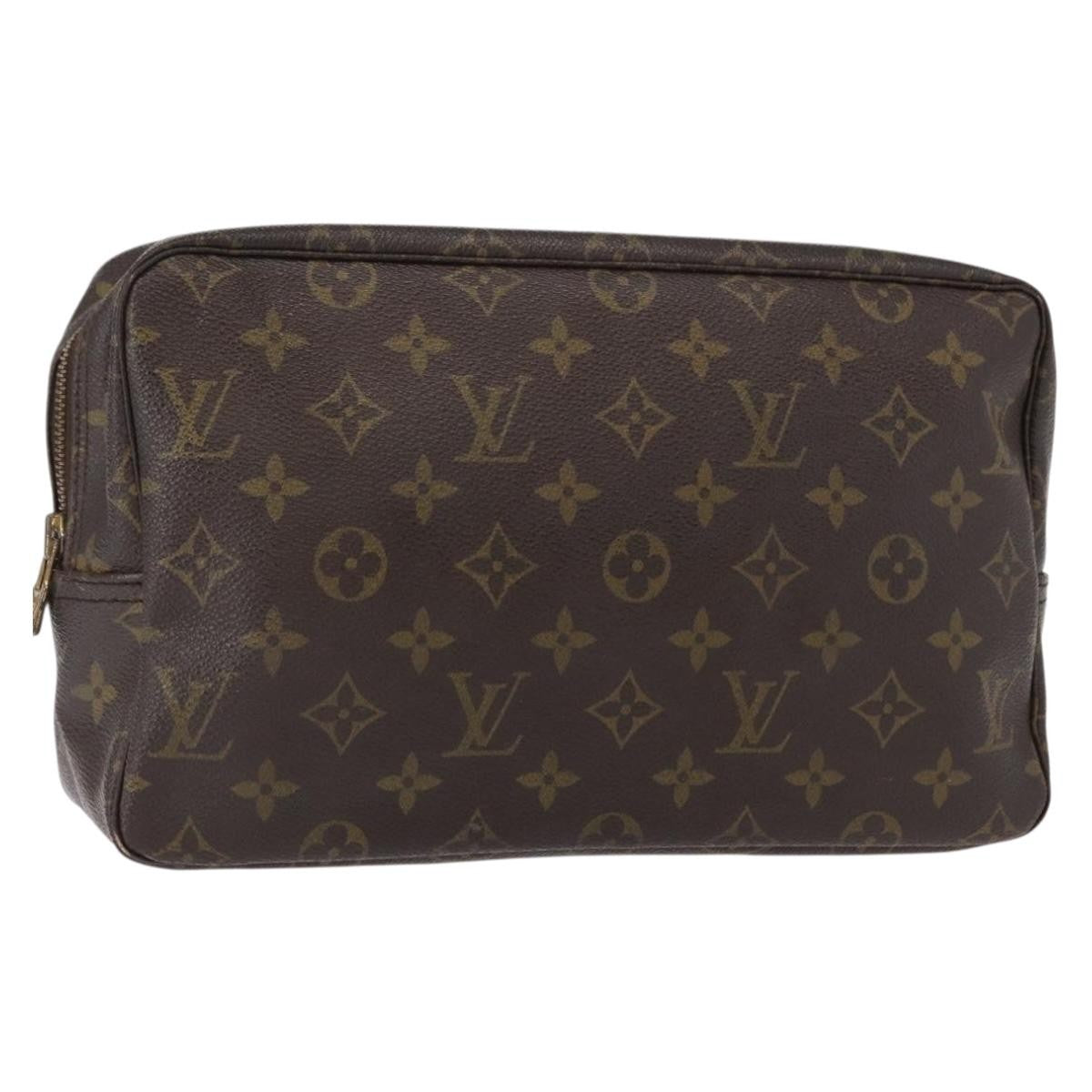 Louis Vuitton Trousse Toilette Monogram Canvas, BROWN, CANVAS, Clutche & pouche