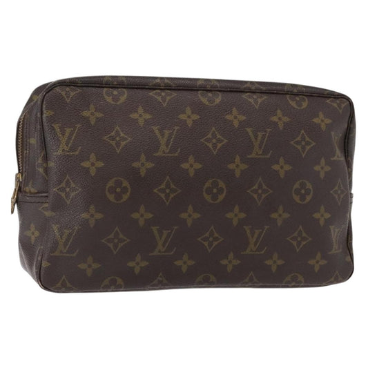Louis Vuitton Trousse Toilette Monogram Canvas, BROWN, CANVAS, Clutche & pouche
