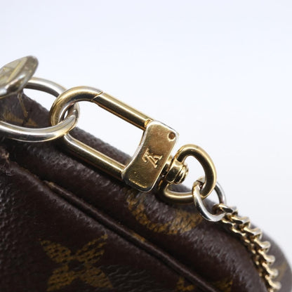 Louis Vuitton Pochette Accessoires Limited Edition Christmas Animation Monogram Canvas, BROWN, CANVAS, Clutche & pouche