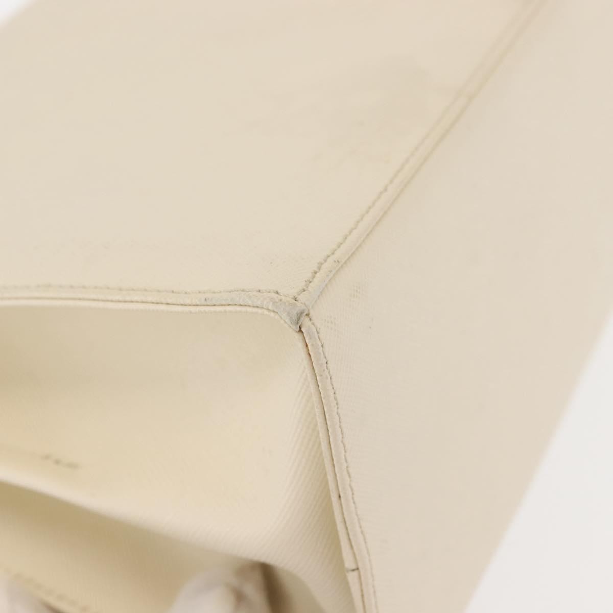 Salvatore Ferragamo Gancini Convertible Top Handle Bag Leather, WHITE, LEATHER, Handbag