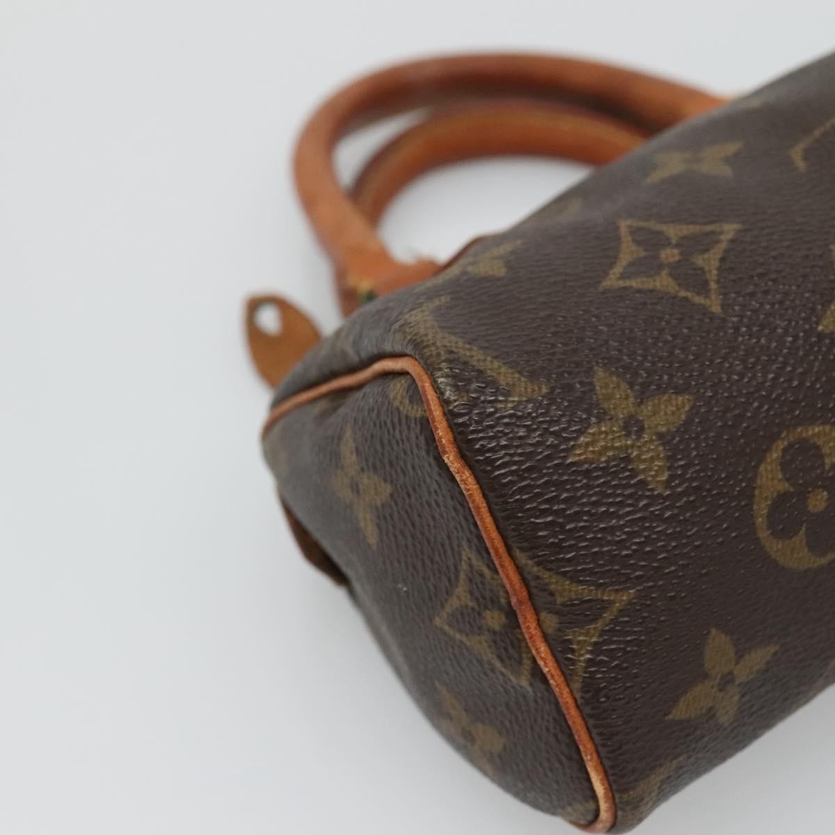 Louis Vuitton Speedy Mini HL Handbag Monogram Canvas, BROWN, CANVAS, Handbag