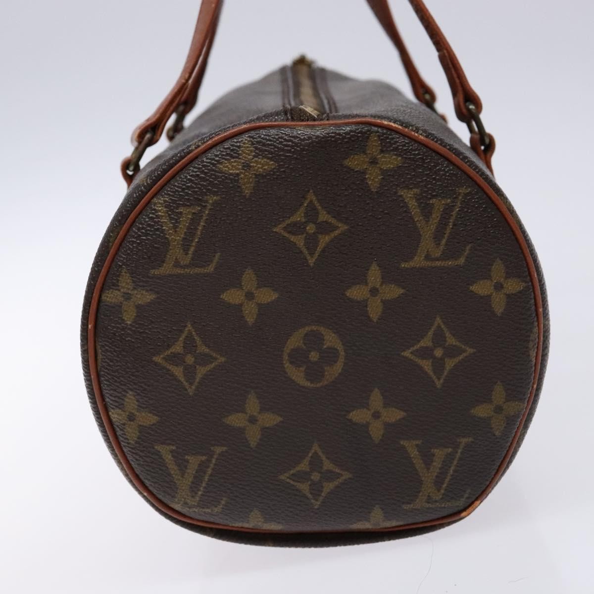 Louis Vuitton Papillon Handbag Monogram Canvas, BROWN, CANVAS, Handbag