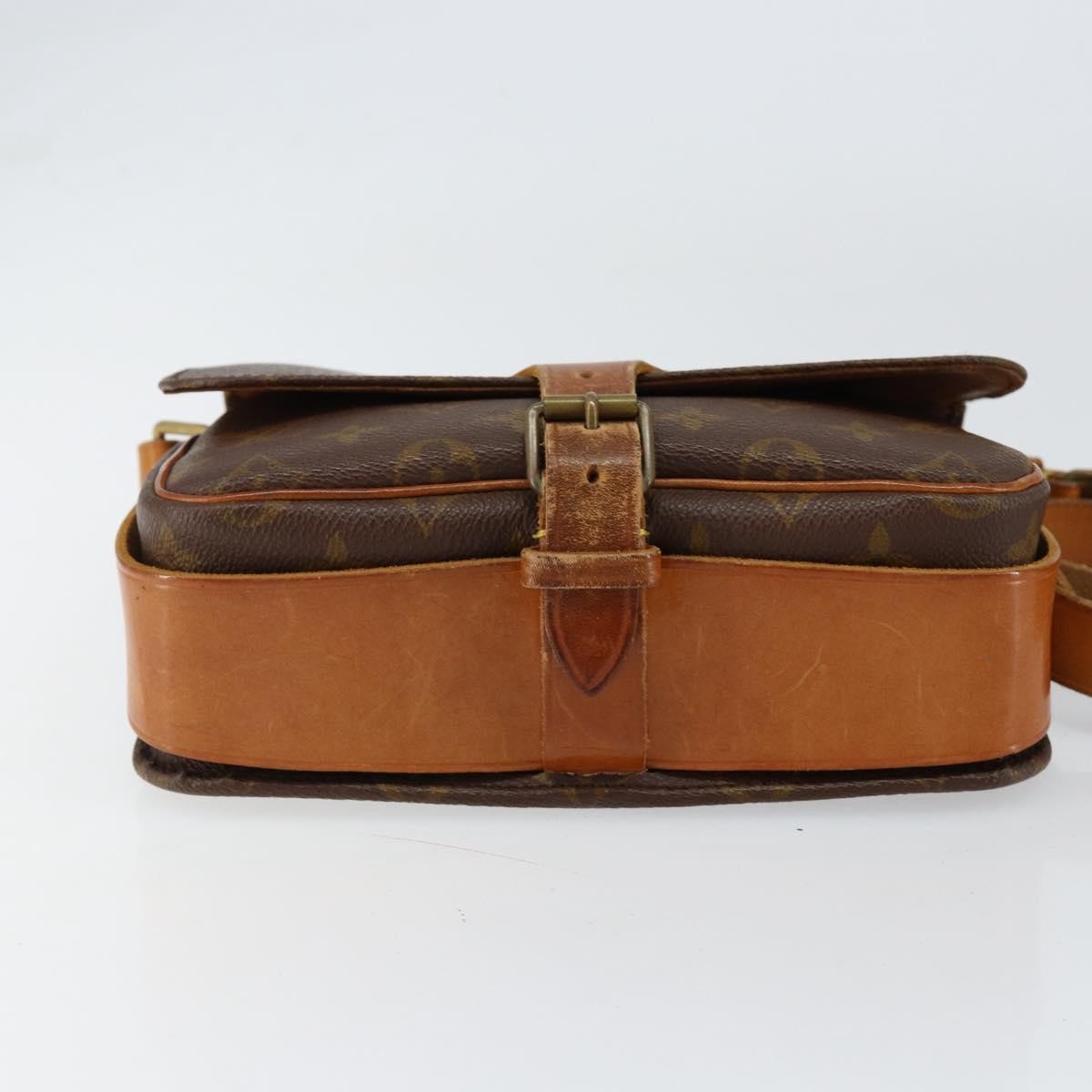 Louis Vuitton Cartouchiere Handbag Monogram Canvas, BROWN, CANVAS, Shoulder bag