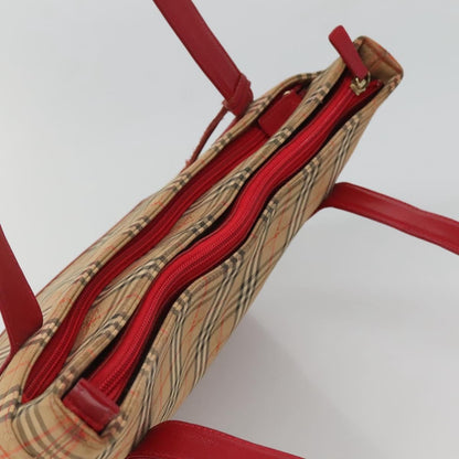 Burberry Nova Check Tote canvas check pattern, BEIGE, CANVAS, Tote bag