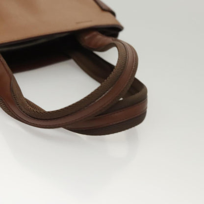 Prada Vintage Handbag Leather, BROWN, LEATHER, Handbag