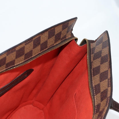Louis Vuitton Babylone Handbag Damier, BROWN, CANVAS, Shoulder bag