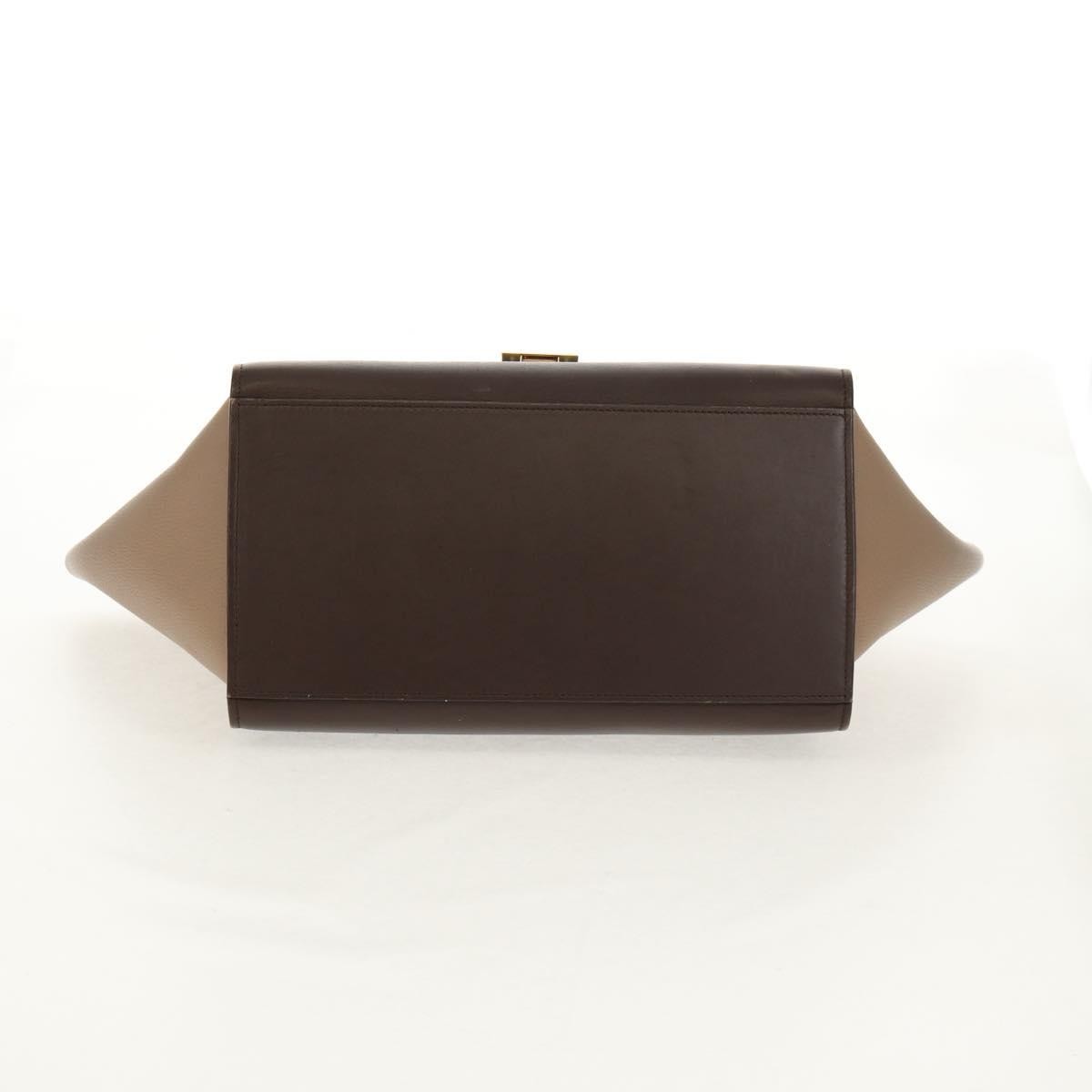 Celine Tricolor Trapeze Bag Leather, MULTICOLOUR, LEATHER, Handbag