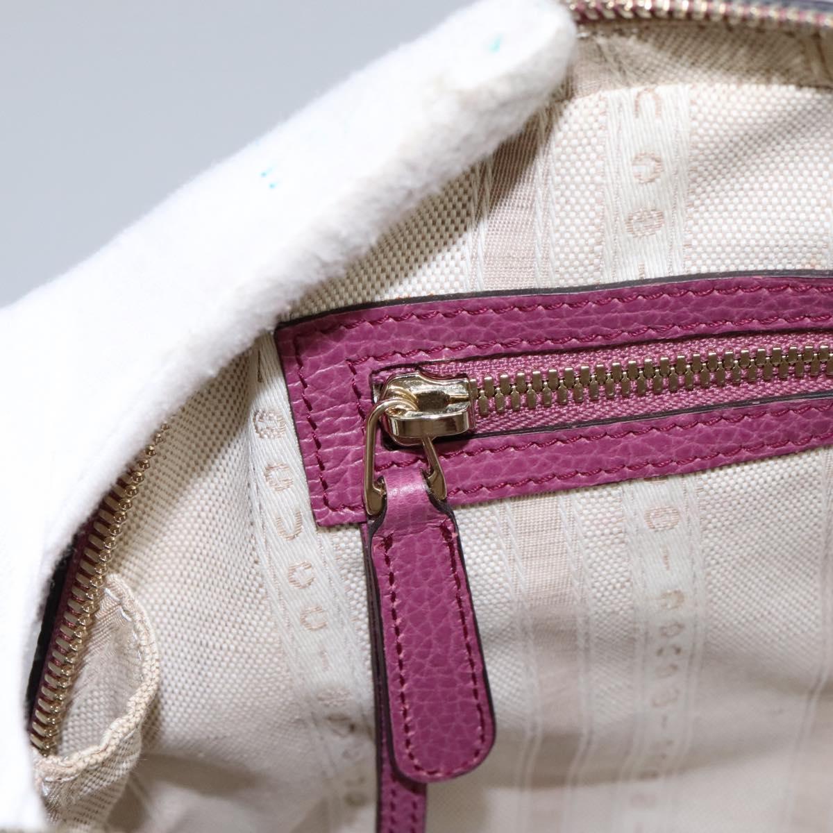 Gucci Lady Dollar Dome Satchel Leather, PINK, LEATHER, Handbag