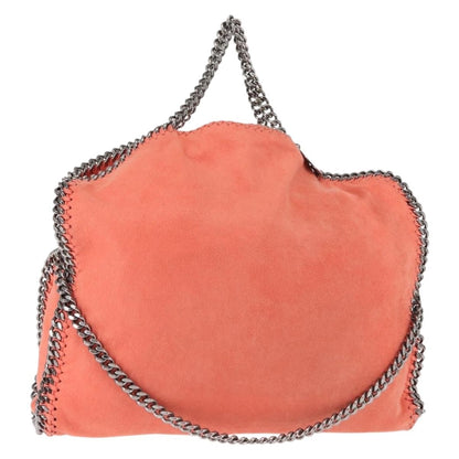 Stella McCartney Falabella Fold Over Crossbody Bag Suede, ORANGE, SUEDE, Crossbody bag
