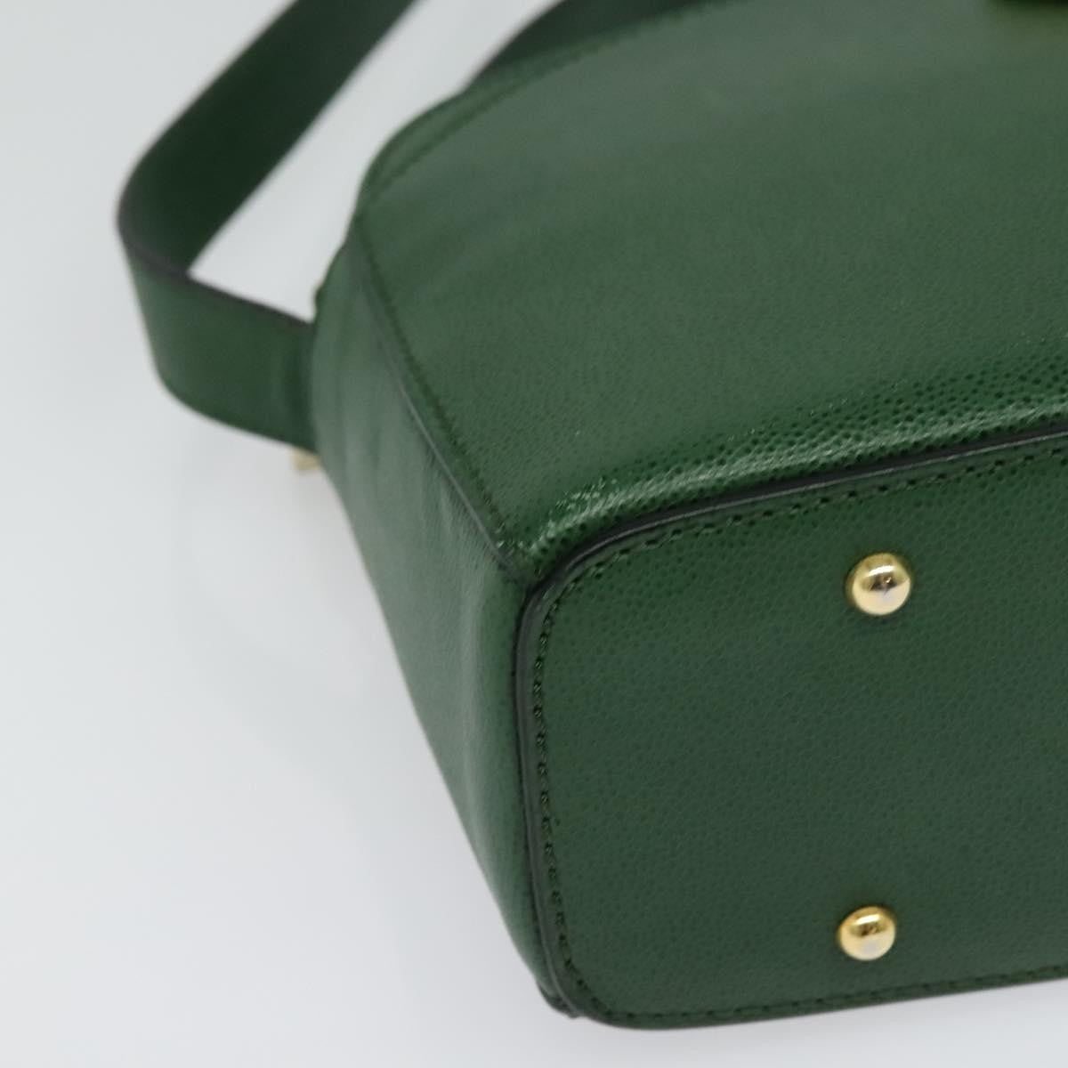 Celine Shoulder Bag Leather, GREEN, LEATHER, Shoulder bag