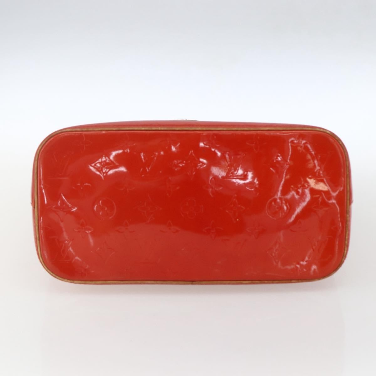 Louis Vuitton Houston Handbag Monogram Vernis, RED, PATENT_LEATHER, Handbag