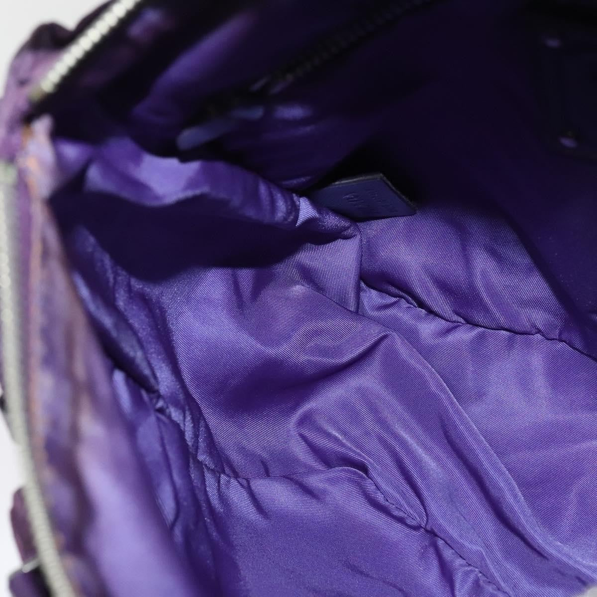 Prada Double Buckle Flap Camera Bag Tessuto, PURPLE, NYLON, Shoulder bag