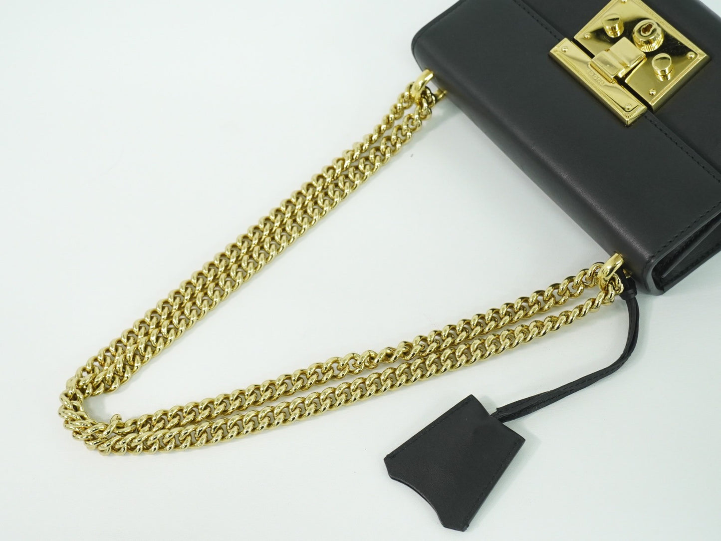 Gucci Padlock Shoulder Bag Leather, BLACK, LEATHER, Shoulder bag