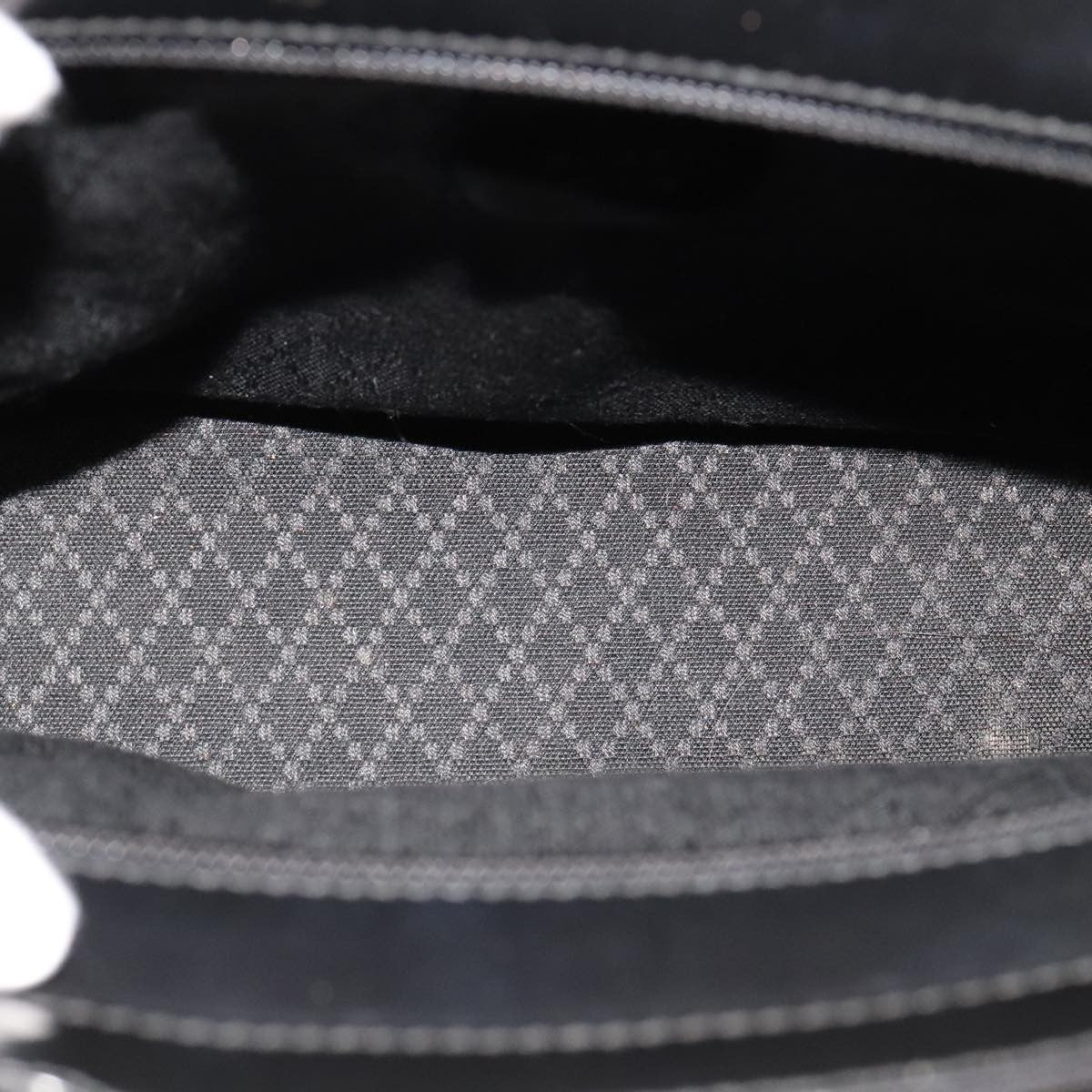 Gucci Convertible Bamboo Zip Tote Nylon, Black, Nylon, Tote Bag