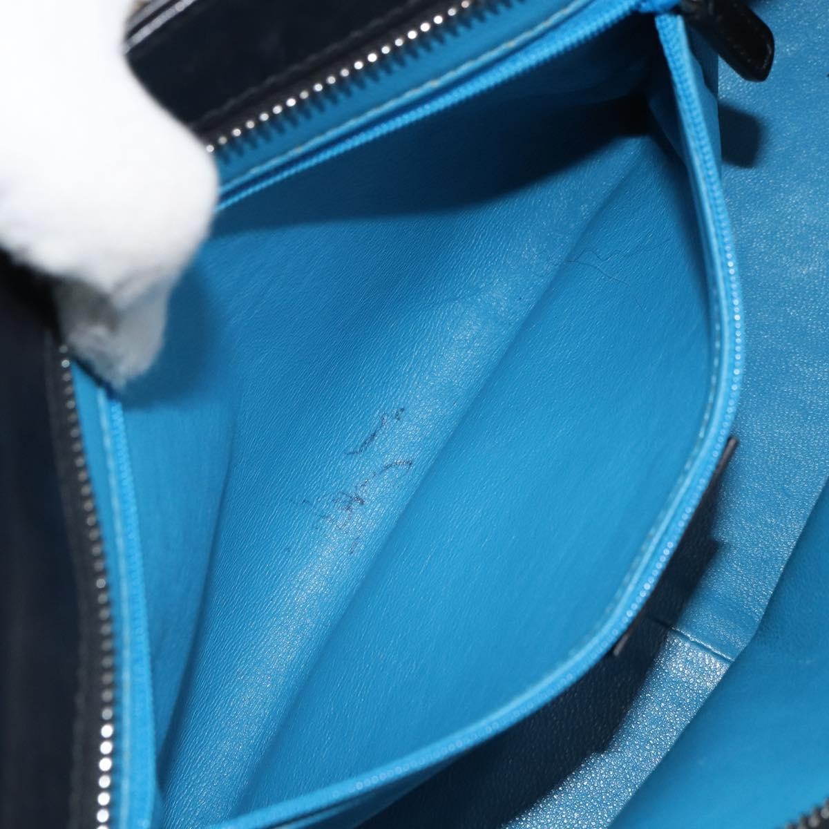 Bvlgari Handbag Leather, BLACK, LEATHER, Handbag