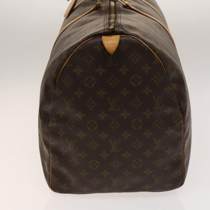 Louis Vuitton Keepall Bag Monogram Canvas, BROWN, CANVAS, Travel bag