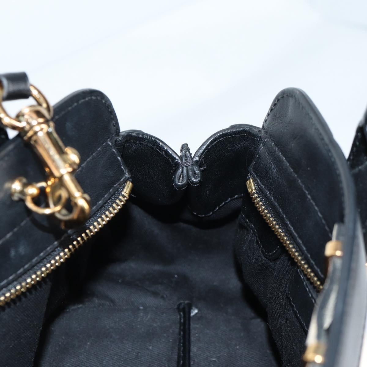 Chloe Alice Satchel Leather, WHITE, LEATHER, Handbag