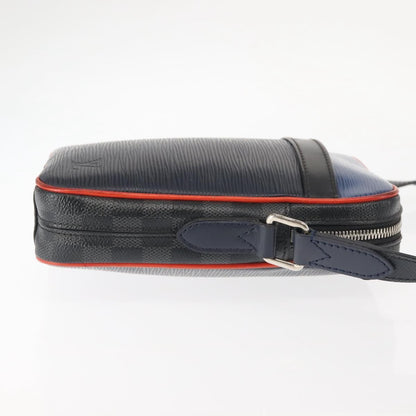 Louis Vuitton Danube Handbag Epi Leather, NAVY, LEATHER, Handbag