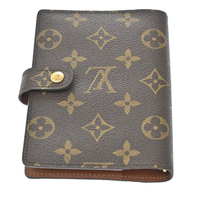 Louis Vuitton Agenda Cover Monogram Canvas, BROWN, CANVAS, Toiletry Case