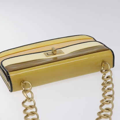 Chanel Chain Shoulder Bag Patent leather, GOLD, PATENT_LEATHER, Shoulder bag