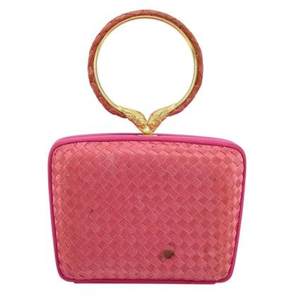 Bottega Veneta Intrecciato Clutch bag Satin, PINK, SATIN, Clutche & pouche