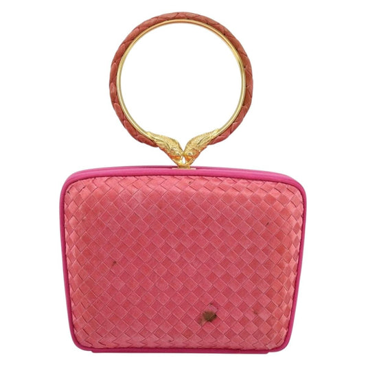 Bottega Veneta Intrecciato Clutch bag Satin, PINK, SATIN, Clutche & pouche