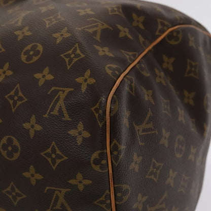 Louis Vuitton Keepall Bag Monogram Canvas, BROWN, CANVAS, Travel bag