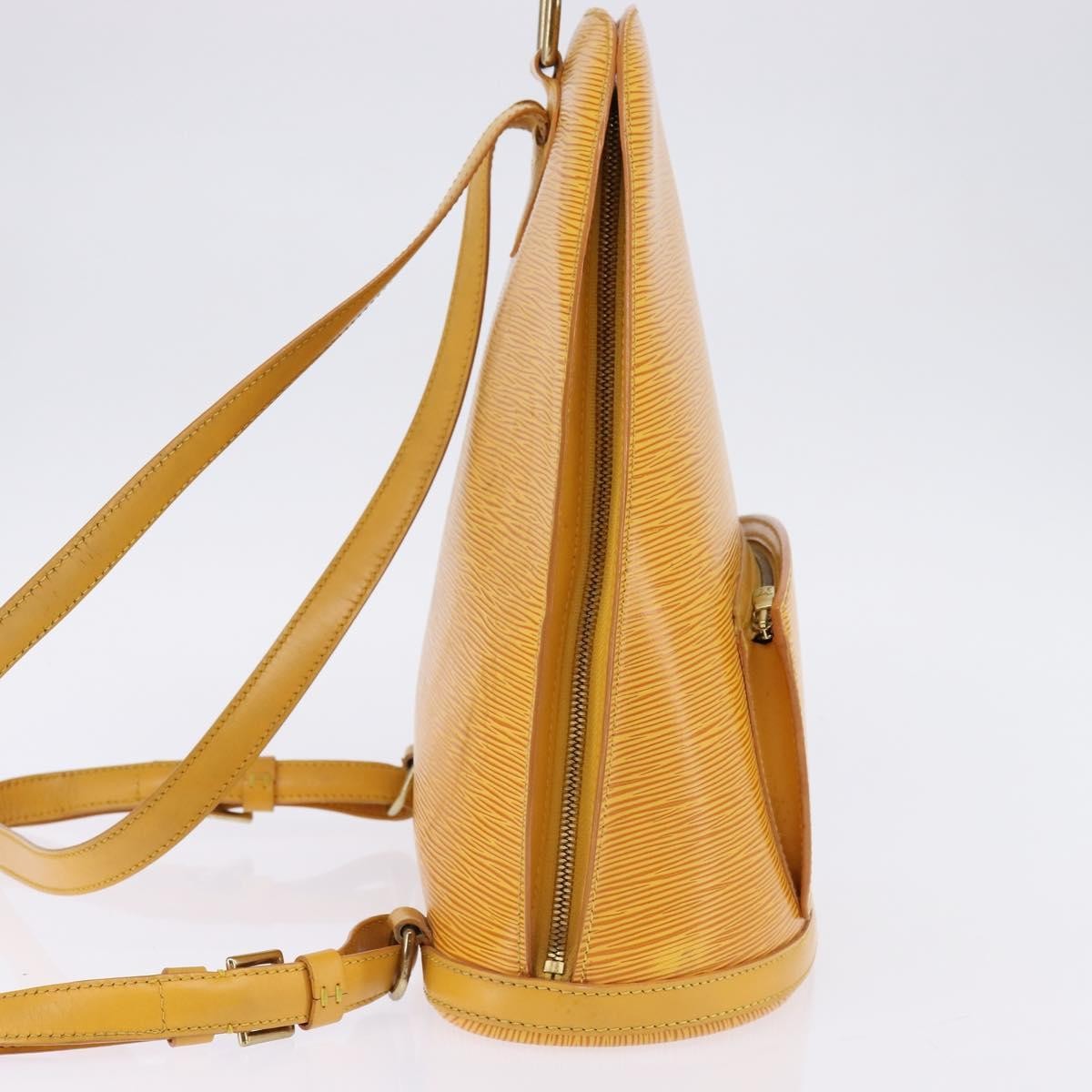 Louis Vuitton Gobelins Backpack Epi Leather, YELLOW, LEATHER, Backpack
