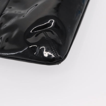 Salvatore Ferragamo Gancini Shoulder Bag Patent Leather, BLACK, PATENT_LEATHER, Shoulder bag